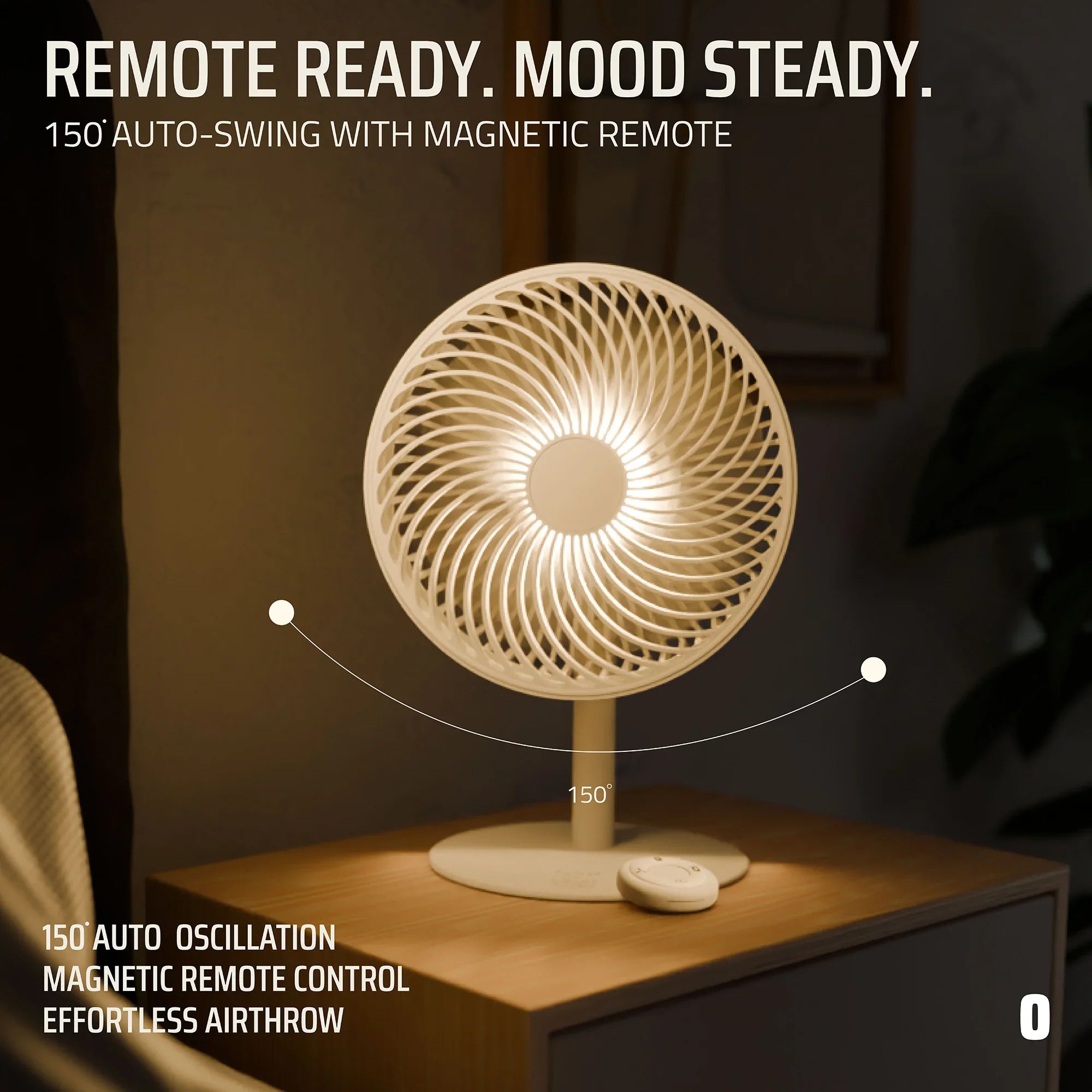 Flow Rechargeable High-Speed Desk Fan