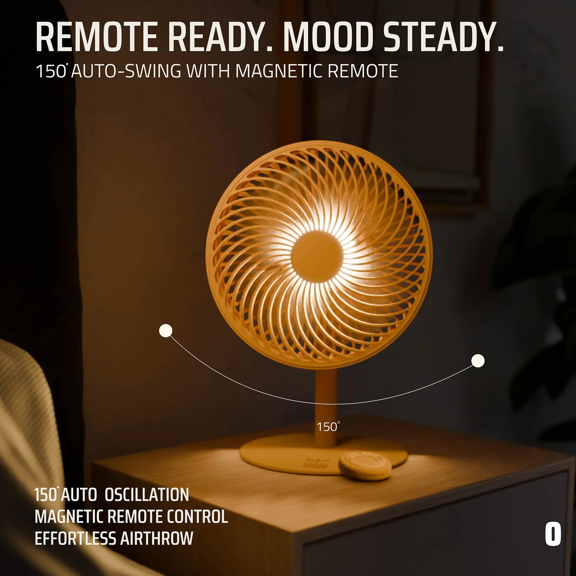 Flow Rechargeable High-Speed Desk Fan