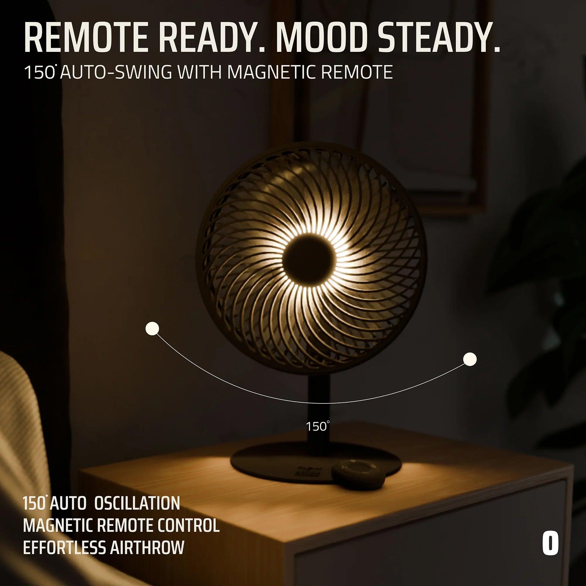 Flow Rechargeable High-Speed Desk Fan