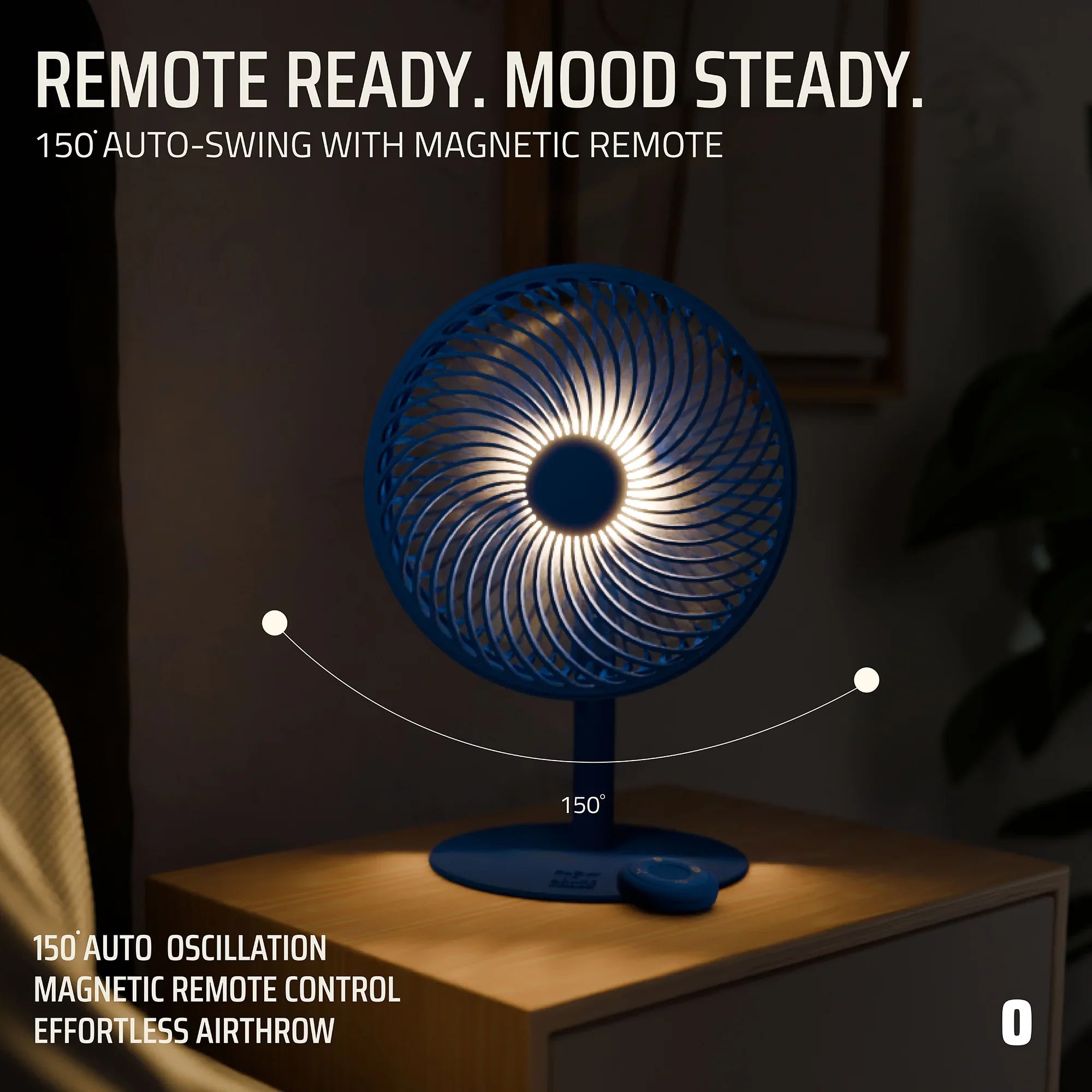 Flow Rechargeable High-Speed Desk Fan