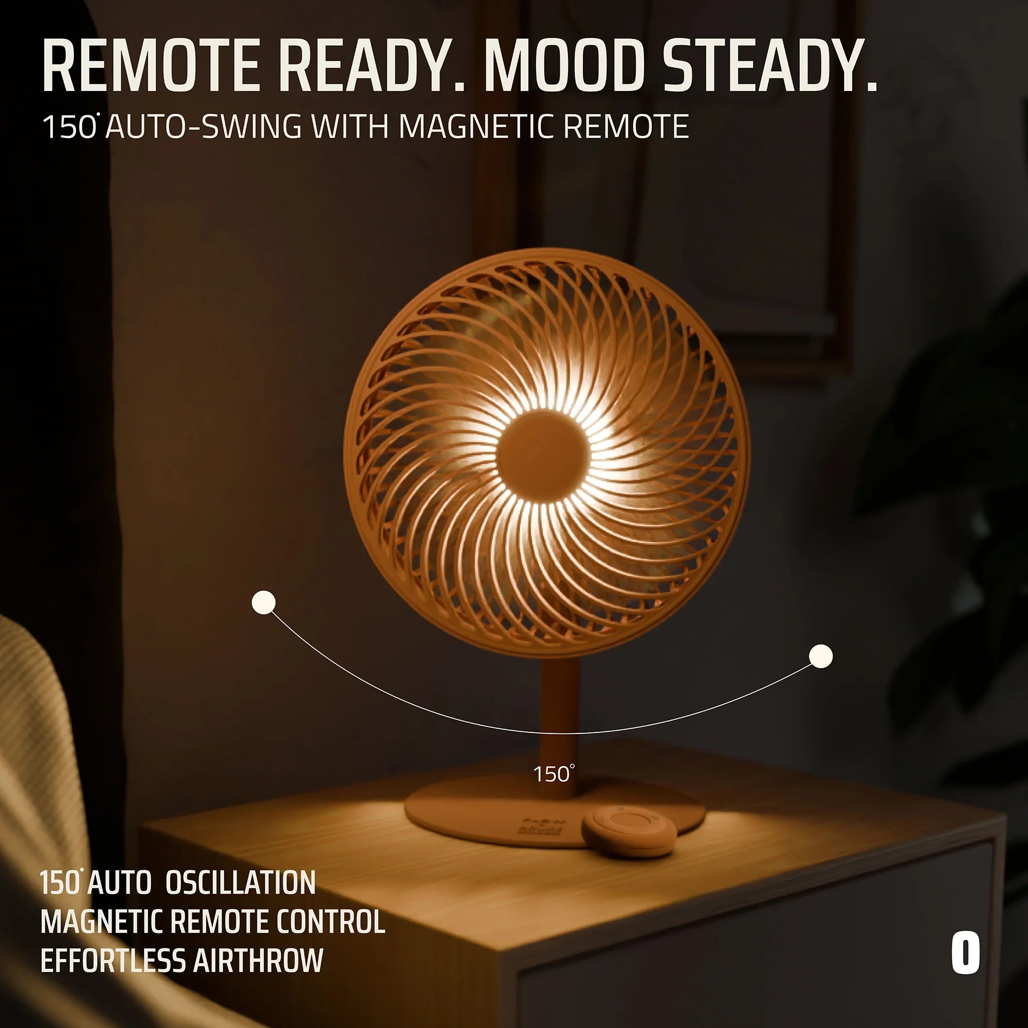 Flow Rechargeable High-Speed Desk Fan
