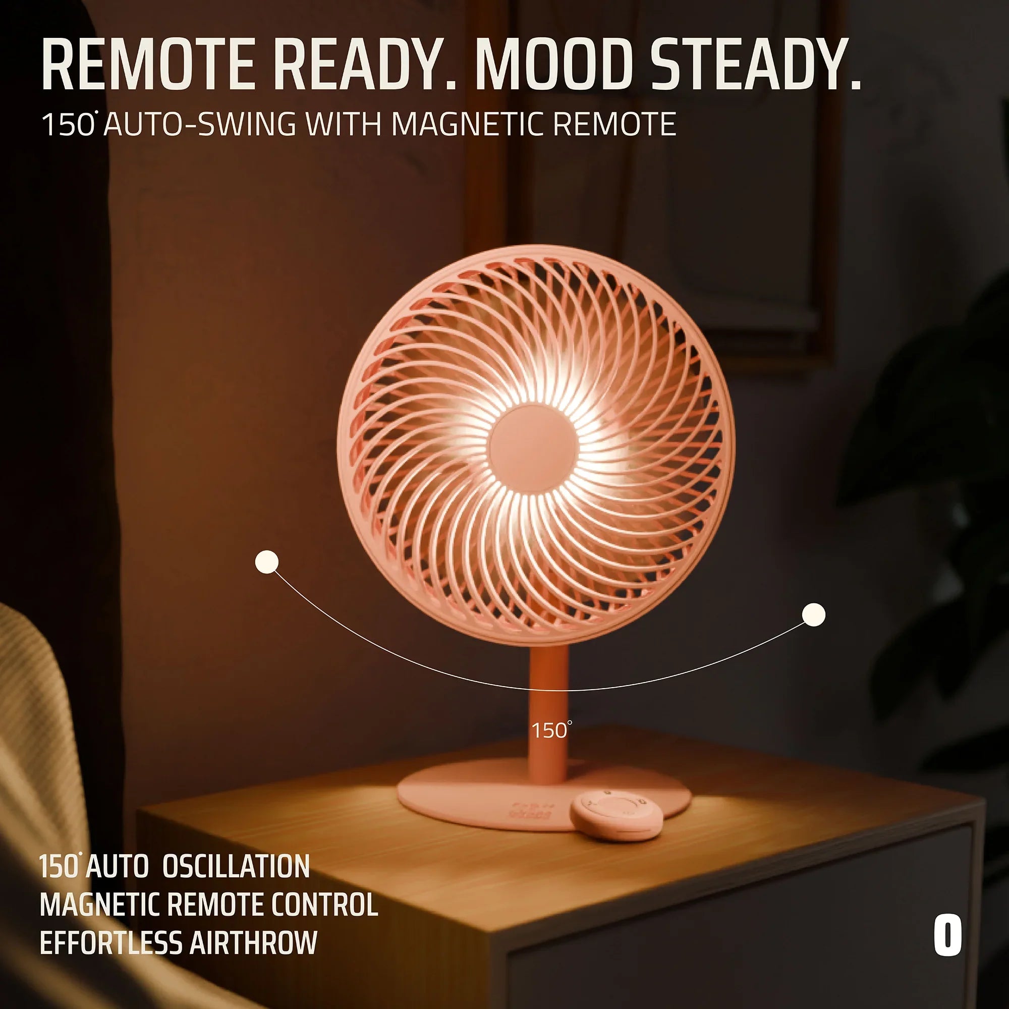Flow Rechargeable High-Speed Desk Fan